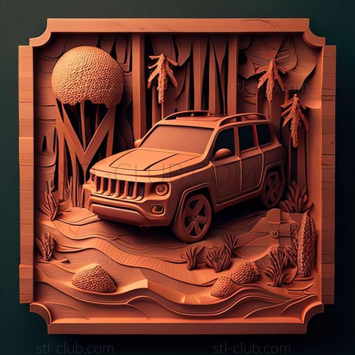 3D model Jeep Compass (STL)